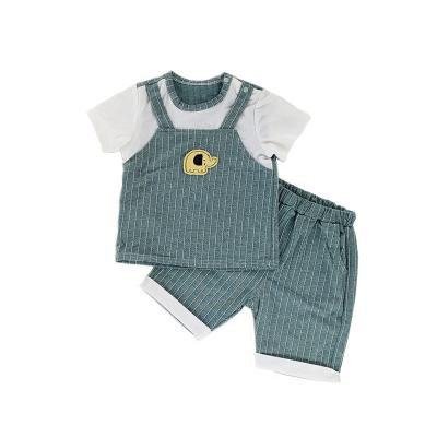 China Wholesale short sleeve baby boy clothes set summer baby clothes from china for sale