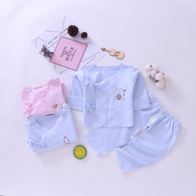 China Hot Sales Long Sleeve Kids Clothing Baby Clothes Romper Set 100% Organic Cotton for sale