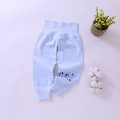 China Infant Romper With Long Sleeve 2021 Fashion Solid Word Print Baby Pants Baby Boy Cotton Pants Customed for sale