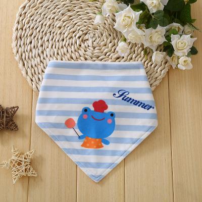 China Wholesale Newborn Antibacterial Towel Antibacterial Towel Baby Cotton Saliva Towel Triangle Baby Triangle for sale