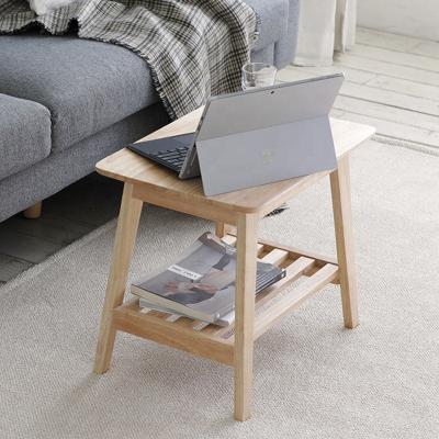 China Movable Hot Sales Bamboo Wooden Table Coffee Table Laptop Side Table for sale