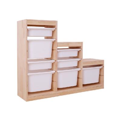 China Modern Factory Wholesale Wooden Kids Furniture Toys Storage Shelf Kids Cabinets for sale