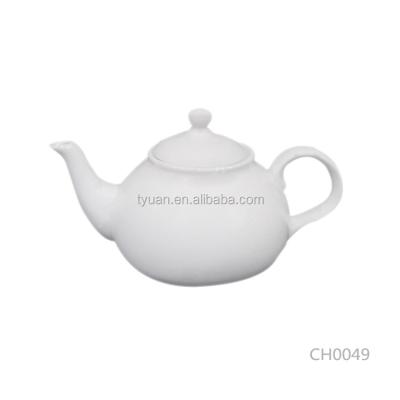 China Sustainable Stylish Unbreakable Ceramic Eco Friendly 500ml Teapot Set With Cawa Cup for sale