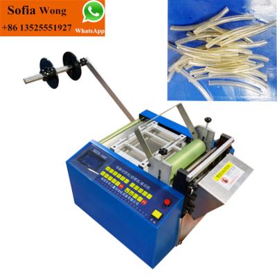 China Hotels Plastic Rubber Silicone Tube Heat Shrink Pipe Tube Cutting Machine for sale