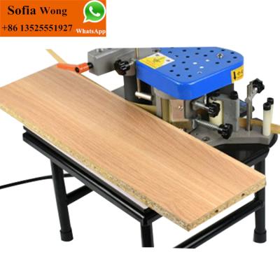 China Making Sawdust Briquettes Wood Furniture Portable Manual Edge Banding Edge Banding Machine for sale