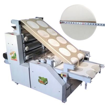 China Automatic Snack Factory Roti Maker Roti Making Machine / Spring Roll Pastry Flour Tortilla Maker for sale