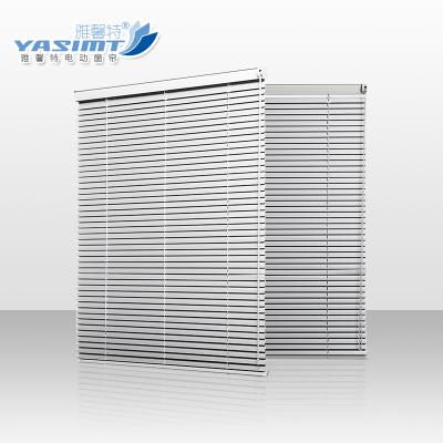 China Yes S Shape 25mm Width PVC Foam Wood Blinds for sale