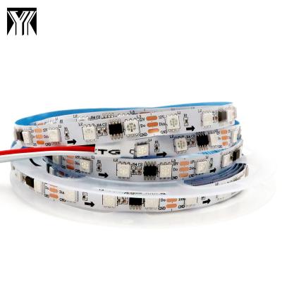 China Sports Stadiums Good Quality 12V5050 Certification 60LED Running Sequential RGB IP20 WS2811 Affordable Dream Led Strip Lights for sale