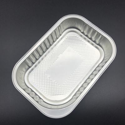 China No Color Fade At Aluminum Foil Shop High Temperature Special Promotion Rectangular Packing Disposable Food Container for sale