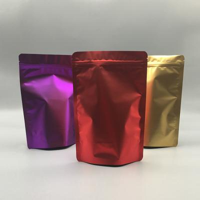 China Factory direct sales recyclable color zip lock bag custom with logo making aluminum foil bags for food for sale