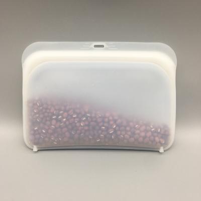 China Viable Hot Selling Travel Silicone Food Grade Food Grade Storage Zip Lock Biodegradable Bags for sale