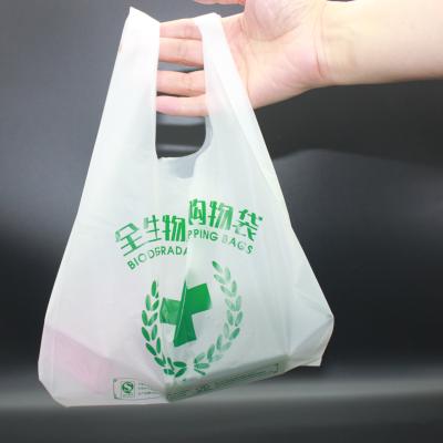 China New Product Biodegradable Grocery Eco Plastic Biodegradable Poly Bag for sale