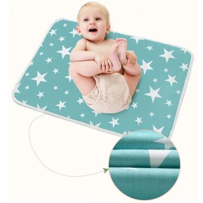 China Wholesale Reusable Baby Diaper Mattress Pad Kids Portable Foldable Washable Waterproof Changing Play Mats Eco-friendly Floor Mats for sale