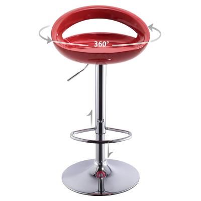 China Modern plastic swirel counter stool for sale