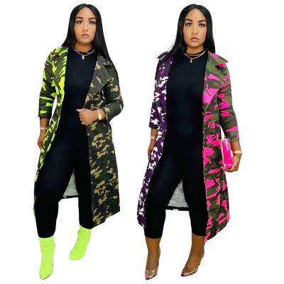 China 2020 New Breathable Women Print Fashionable New Style Coat Dress Coat Casual Clothing for sale