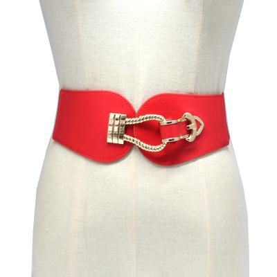 中国 ALLOY Women's Waist Tassel Elastic Waist Belt Super Wide Seal Belt Embellish Skirt Accessories 販売のため