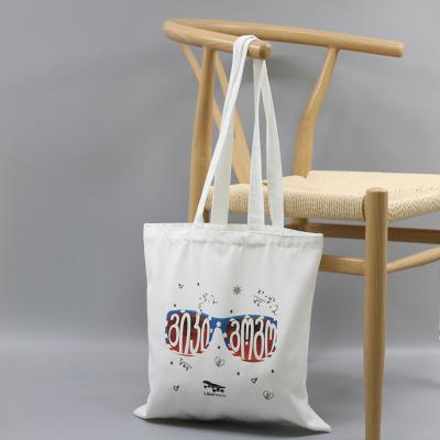 China Lady Custom Fashion Advertising Bag Polyester Cotton With Own Logo Factory Sale 2021 Recycle Shopping Leisure Bag for sale