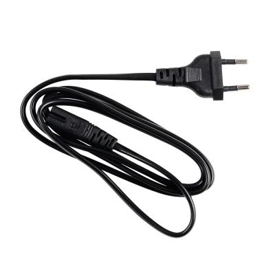 China Custom Cord 2 Pin Plug AC Power Cooker Home Appliance Rice European Power Cord With PVC Cable for sale