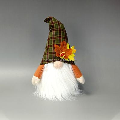 China Autumn Gnome from Europe with Leaves Faceless Gnome Handmade Faceless Doll for sale