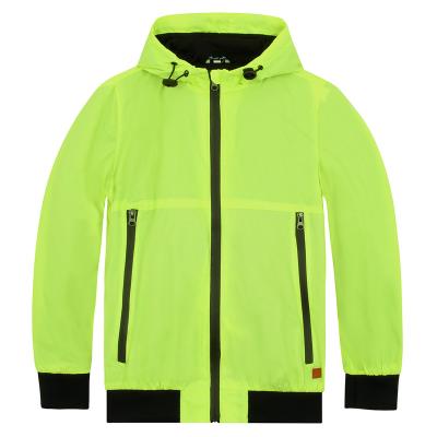 China 2022 New Boys Windproof Anti-Wrinkle Outdoor Slim Anorak And Breathable Fashion Jacket With Logo Printing for sale