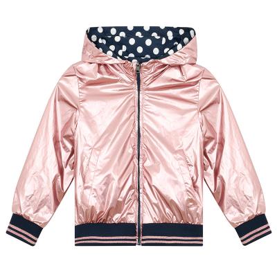 China New Fashion Girls Windproof And Breathable Anti-wrinkle Slim Anorak Jacket With Logo Printing for sale