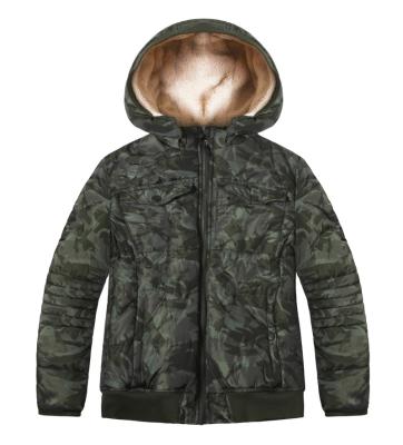 China Durable Lamb Wool Boy Winter Integrated Warm Coat Jacket Outdoor Windproof Jacket for sale