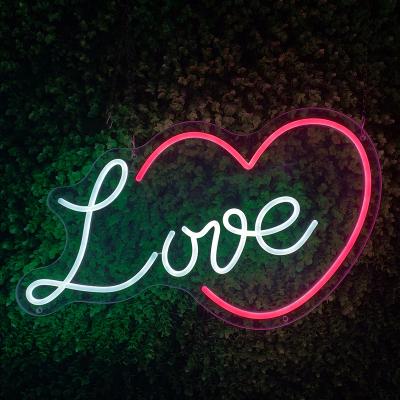 China Easy installation dropshipping sweet dreams love neon light sign acrylic letters led neon sign for sale