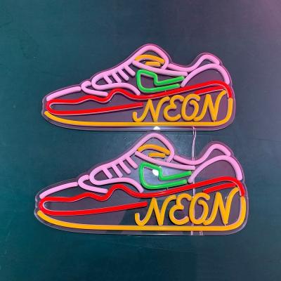 China Buildings drop ship no moq signs ad didas neon shoe led neon sign ni ke jor dan sneaker neon sign for sale