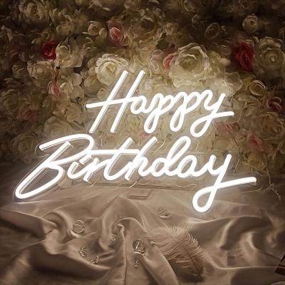 China Happy Birthday Easy High Quality Custom Neon Letters Neon Sign Party LED Passion Installation Custom Neon Sign for sale