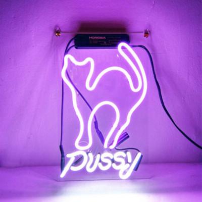 China Home Decorations.Gifts DropShipping no MOQ advertising glass neon signs for sale