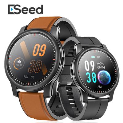 China 2021 New Touch Screen Smart Watch F12 Full Heart Round Rate Monitor Sports Business 1.3 Inch Touch Screen Smartwatch for sale