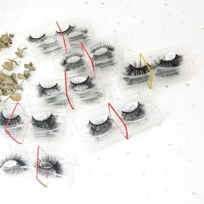 China Wholesale False Mink Eyelash Extensions Long Quality Box Eyelashes Natural Stable Luxury Strip Eyelash for sale