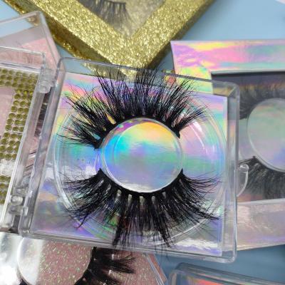 China Real 25mm Long 3d 5d Mink Eyelash Fluffy Sellers Private Label Strip Wholesale Natural for sale