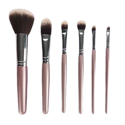 China Angular Blush New Makeup Brush Set Vegan Purple Wooden Handle Makeup Brushes Beauty Tool High Quality Wholesale for sale