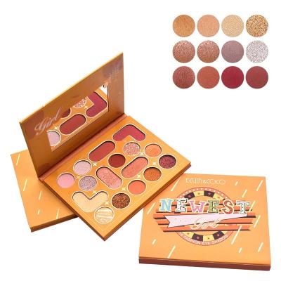 China Waterproof Customized Logo Makeup Set Glitter And Matte Eye Shadow for sale