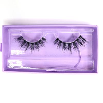 China Private Label 25mm Long Eyelash Lashes Fluffy False Mink Eyelashes Vendor Natural Bottom Custom Packing Box for sale