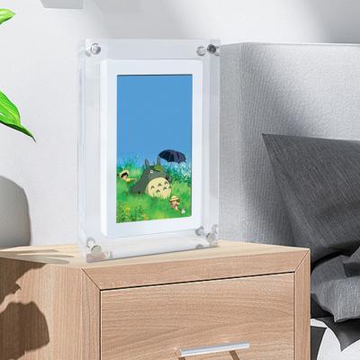 China Wifi Kids Birthday Gift Custom Digital Picture Frame Wifi For Sister 5 Inch Acrylic Digital Photo Frame For Children for sale