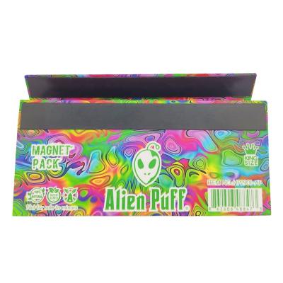 China Easy To Roll HP2901 Foreign Blast Design Your Own Logo Kingsize Magnet Clast Packing High Quality Smoking Rolling Papers for sale