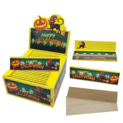 China Natural Organic Halloween Brown Slow Burning Smoking Paperless Trick Gum Paperless Custom Color Printing Rolling Papers for sale