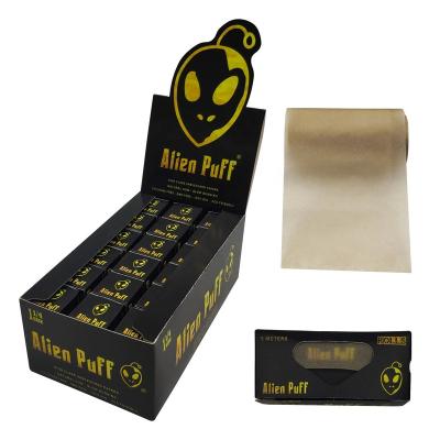 China HP105-Alien Blast Roll Anticurl Natural Organic Gum Slow Burning Unbleached Brown Paper Rolls 100% for sale