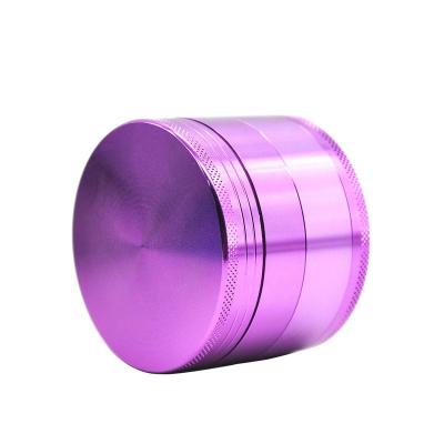 China Aluminum Alloy Anti-Bend Premium Grinder Custom Your Logo Multiple Color 4 Piece Metal Grinder 63x48mm for sale