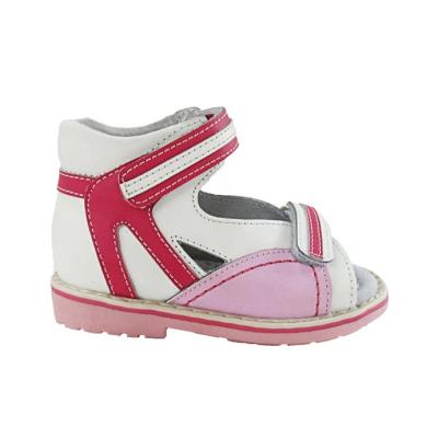 China Kids Anti-slippery Medical Orthopedic Sports Shoes With Open Toe Two Straps Design for sale