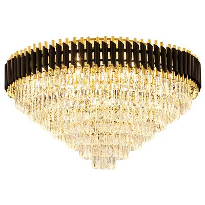 China Surface Mounted Modern Living Room Lights Led Ceiling Lamps Luxury Crystal Chandelier Ceiling for sale