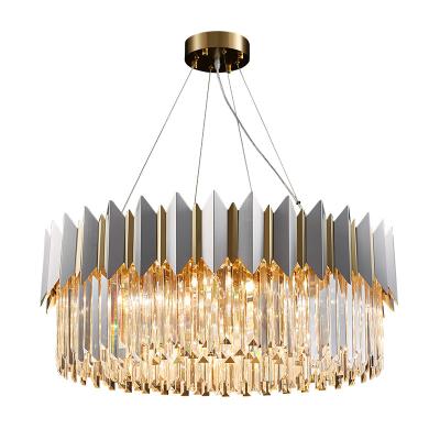 China Hotel Modern Luxury Home Crystal Living Room Decor Lamps Chandelier Living Room Pendant Light for sale