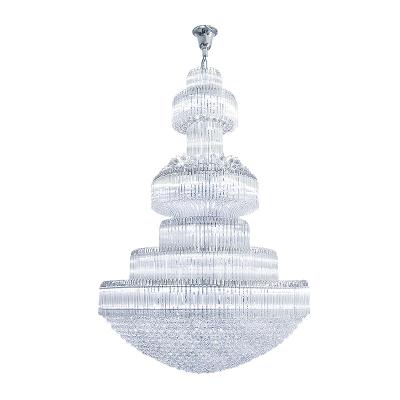 China Modern post modern pendant light for living room hotel luxury k9 crystal chandelier for sale