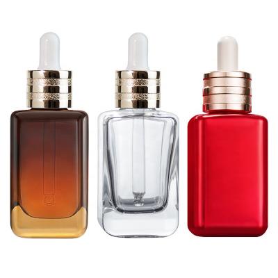 China Cosmetic ready to ship bestselling 30ml cosmetic glass dropper essence bottle for sale