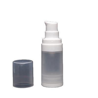 China 15ml 30ml 50ml Small Plastic Packaging PP Cosmetic Pink Airless Bottle Cosmetic Pump Bottle for sale