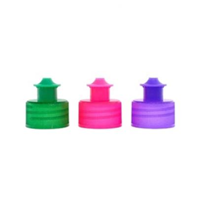 China 28mm long spout non refillable sports water bottle plastic caps for sale