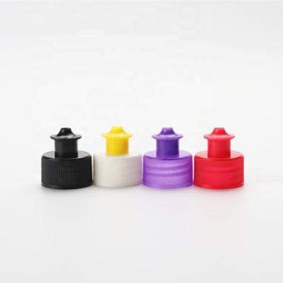 China High Quality Non Refillable Cap Cover Plastic Push Pull Cap for sale