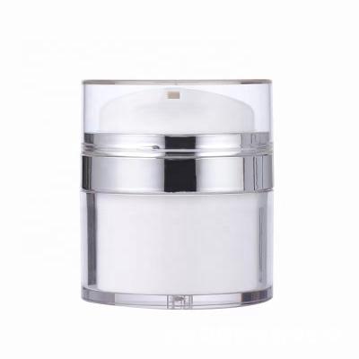 China Personal care ready to ship hot sale good price 15ml 30ml 50ml 100ml empty plastic jar luxury cosmetic jar for face skin cream jar for sale